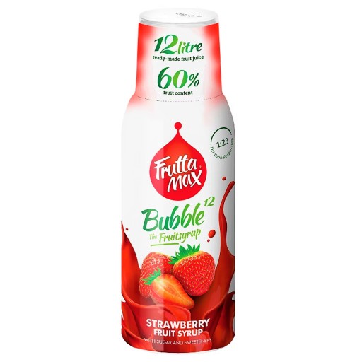 Sirup na sódu FruttaMax JAHODA karbonizátor 500 ml na 12 l