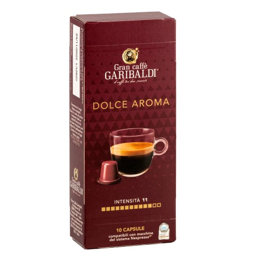 Kapsule Nespresso Dolce Aroma Italy Chuť a vôňa