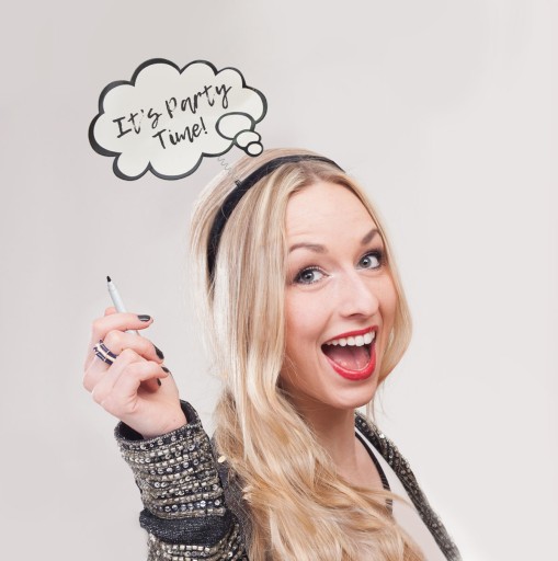 Komiksová čelenka so za sucha stierateľným fixom