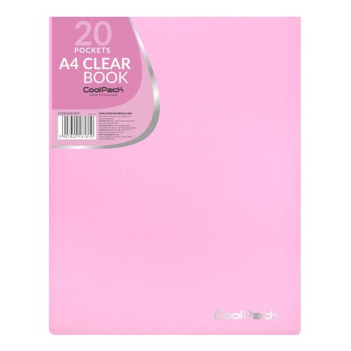 COOLPACK PASTEL FILE BOOK 20 KOŠIEL RUŽOVÝ