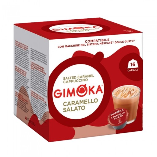 Kapsuly Dolce Gusto Gimoka Cappuccino so slaným karamelom