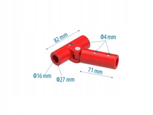 SLNKO - POHYBLIVÝ KONEKTOR PRE 16 mm LANOVÉ IHRISKO