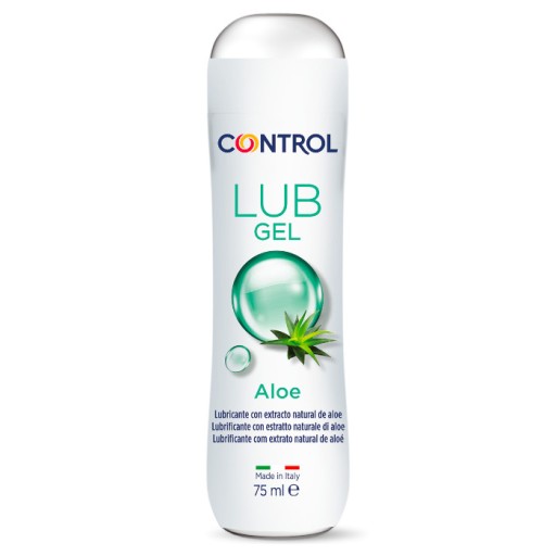 CONTROL ALOE 75 ml Intímny gél s Aloe JEMNÝ ĽAHKÝ lubrikant na vodnej báze