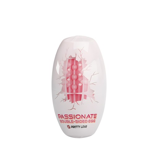 Vreckový masturbátor vášnivé obojstranné vajíčko Pretty Love EGG