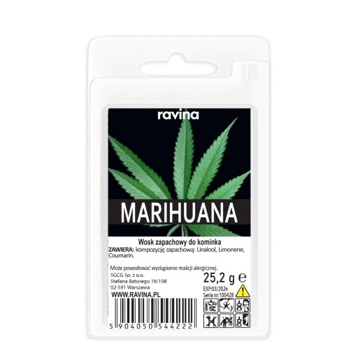 MARIHUANA 25g VOŇANÝ VOSK KONOPA VONNÁ KONOPA NA VOŇANÝ KRB