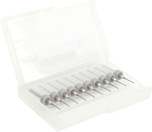 10ks MINI VŔTAČKY 0,9mm PRESNÉ CNC WIDI