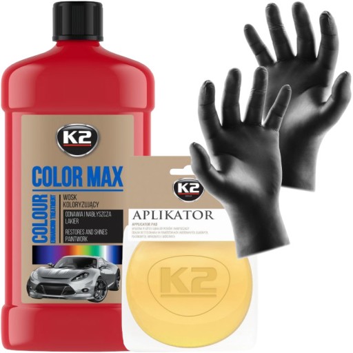 K2 COLOR MAX 500ML ČERVENÝ FARBIACI VOSK ReA