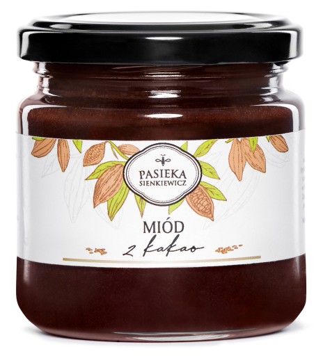 MED PRÍRODNÝ S KAKAOM 250G PASIEKA SIENKIEWICZ