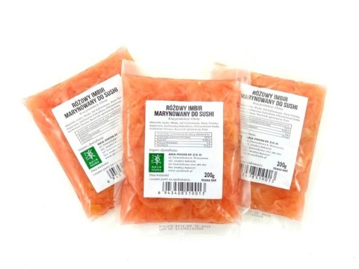 RUŽOVÝ MARINOVANÝ ZÁZVOR NA SUSHI (200G)