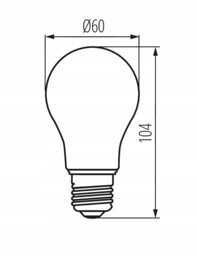 Kanlux E27 LED A60 žiarovka 8W 1055lm neutrálna biela 4000K