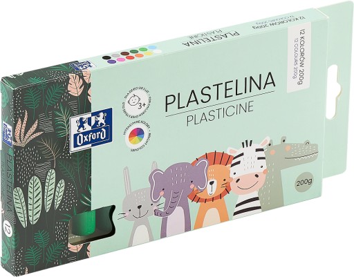 OXFORD KIDS PLASTICINE 12 FAREB