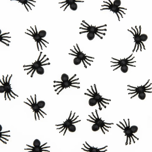 Konfety Halloween Spiders čierne 10 ks.