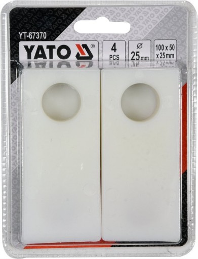 YATO Montážne kliny s otvorom, 4ks 100x45x23