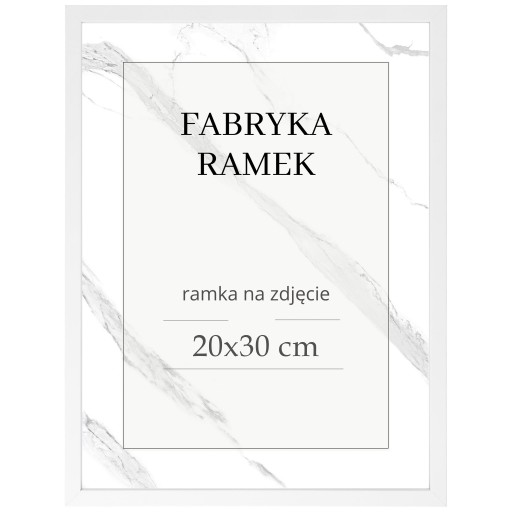 Fotorámik 20x30 rámov, stojaca noha, biela