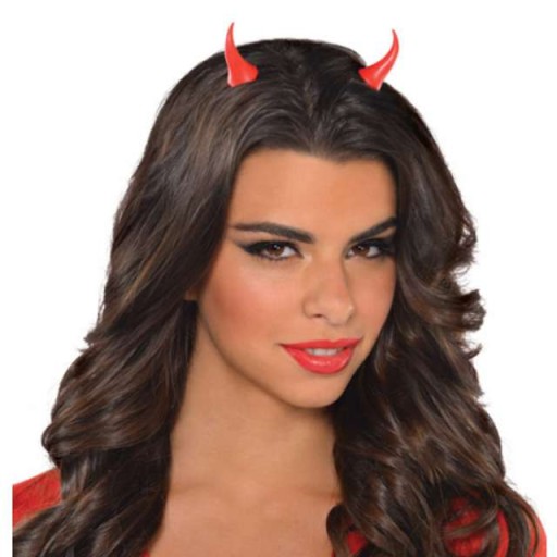 DEVIL HORNS spona do vlasov DEVIL outfit 2 ks