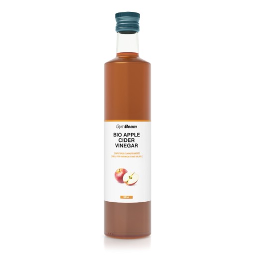 BIO JABLČNÝ OCET BIO, nepasterizovaný, nefiltrovaný GymBeam 500 ml