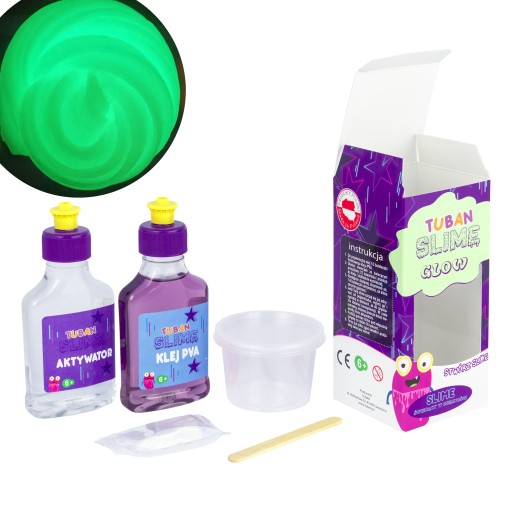 Diy Super Slime Glow in the dark kit TUBAN