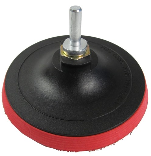 FLEXIBILNÝ DISK PRE BRÚSKY DISK HRUBÝ PAPIER 125mmx10mm VELCRO + ADAPTÉR