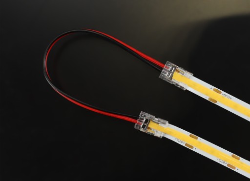 Konektor pre COB neónové LED pásiky, obojstranný konektor