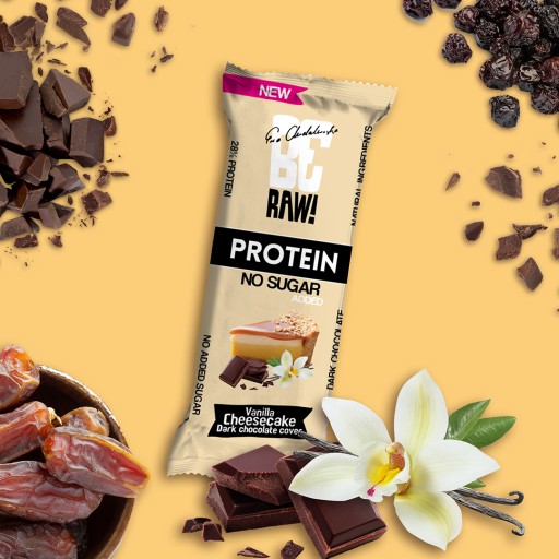 BeRAW! VANILKA CHEESECAKE Proteínová tyčinka 40g