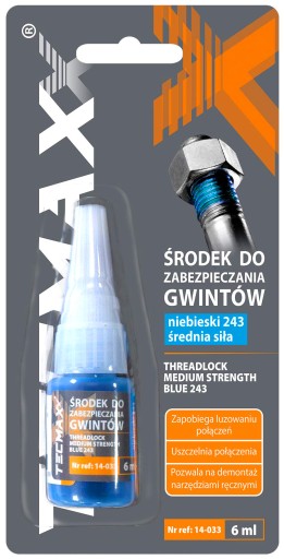 TECMAXX STREDNE SILNÉ LEPIDLO MODRÁ