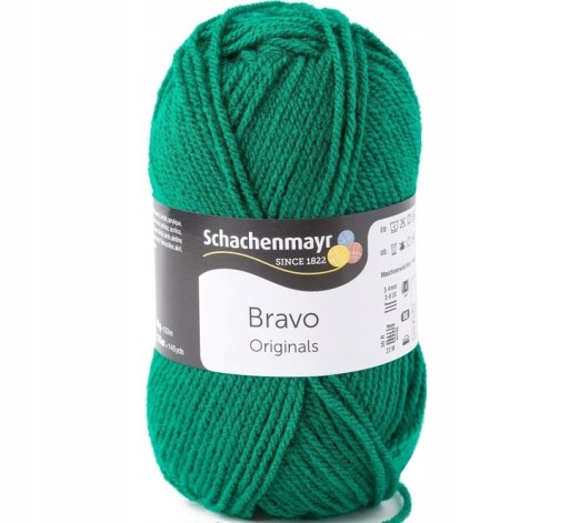 Celoročná akrylová priadza Bravo GREEN 8246