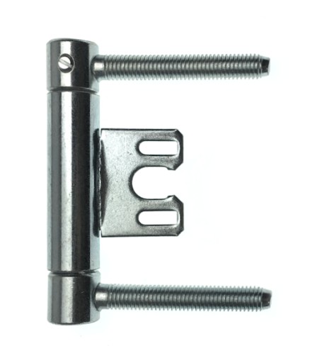 Pánt trojdielny 16mm, farba - chróm POL-SOFT