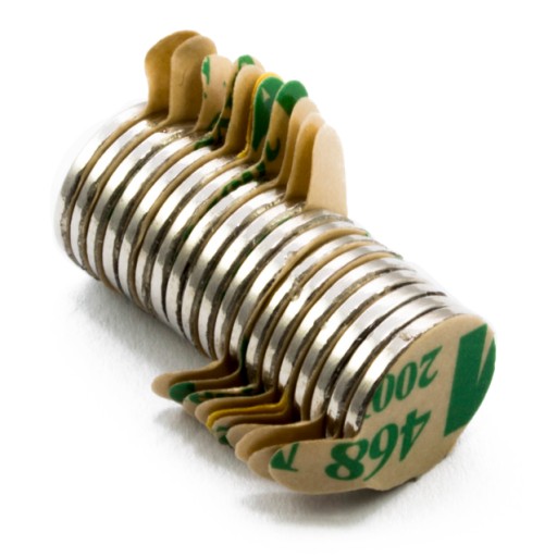 NEODYMOVÝ MAGNET 10x1 S LEPIKOM /N38 - 20 KS