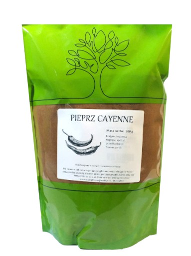 KAJENSKÉ PAPRIKA 500g pálivé kajenské korenie ECOBI