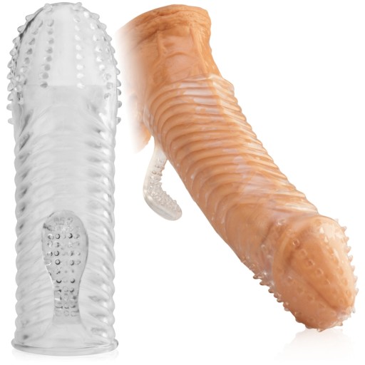 ČIAPKA NA PENIS, TENKÁ AKO KONDÓM, STIMULUJÚCA ČIAPKA NA ORGAZMUS