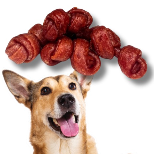 Pochúťka pre psa UZLY S KAČIČKOU 100g HAUHEAVEN od LalaZoo