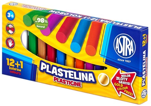 PLASTICINA ASTRA 13KS 12+1 ZLATÁ ZADARMO-7504