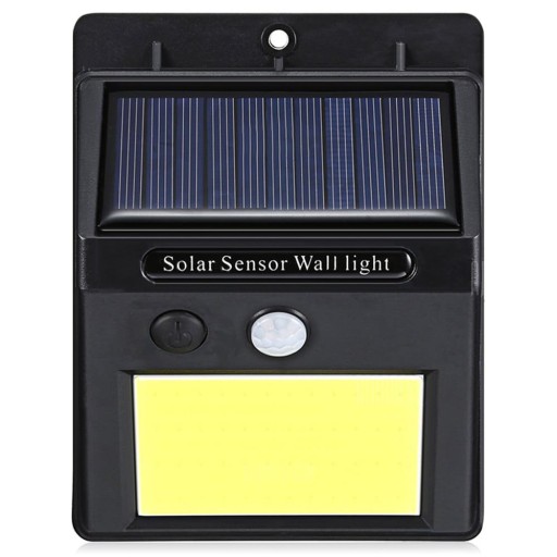 48 COB LED SOLÁRNE LAMPY + SENZOR POHYBU SÚMRAK