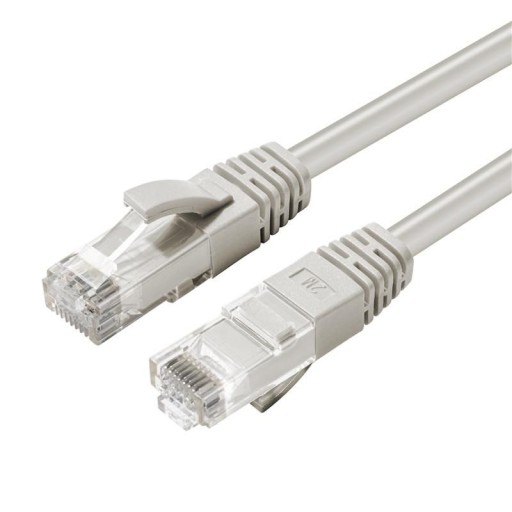 MicroConnect CAT6A UTP 1,5m sivá LSZH