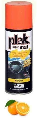 Plak Atas SUPER MAT 200 ml čistí KOKPIT POMARANČ