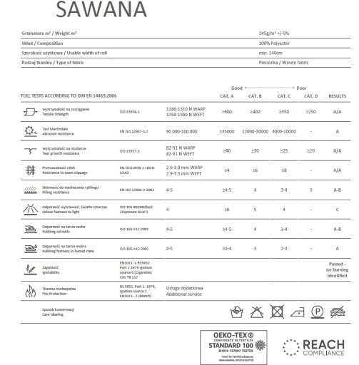 POTAHOVÁ LÁTKA SAWANA 01 POTAHOVÝ MATERIÁL