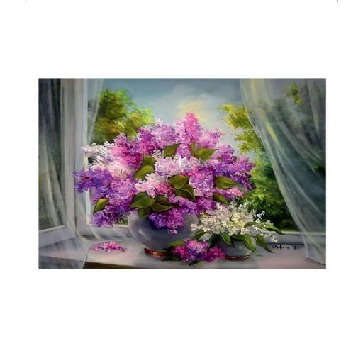 Diamantové vyšívanie Diamantové kvety 30x40cm DPX-12667