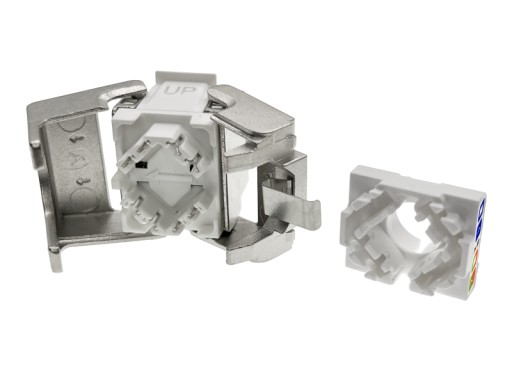 Keystone RJ45 STP kat.6A zásuvka, obrazovka Alantec