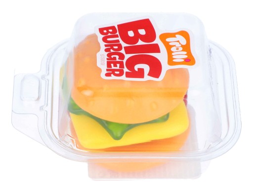 TROLLI BIG Burger Hamburgery ovocné želé 50g DE