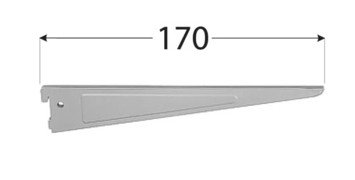 DVOJITÁ PODPORA 170MM GREY INTEGRI DOMAX