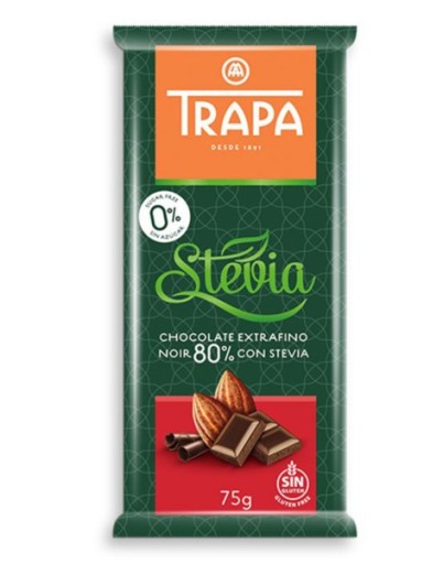 Horká čokoláda 80% so stéviou 75g