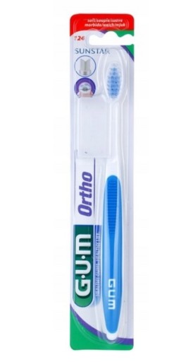 Gum Ortho Travel Soft ortodontická zubná kefka