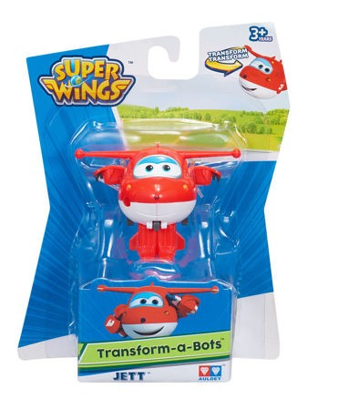 Super Wings transformačný robot Jett lietadlo 5cm