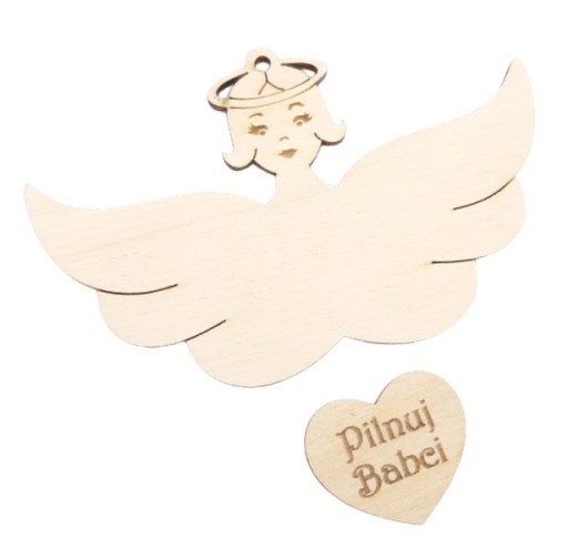Krídla N13 anjelské krídla 6,5x10cm 3 sady