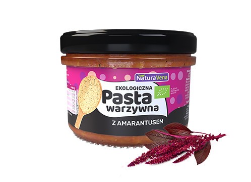 RASTLINNÁ PASTA S AMARANTUS BIO 185 g - NATURAVENA