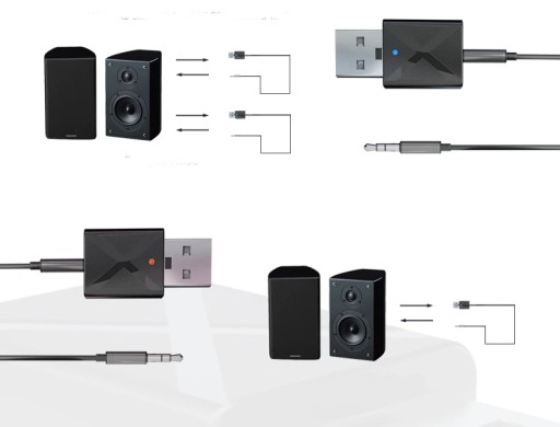 ADAPTÉR PRIJÍMAČ BLUETOOTH AUDIO 5.0 VYSIELAČ 10m
