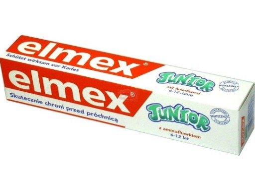 ELMEX JUNIOR 6-12 rokov zubná pasta, 75 ml