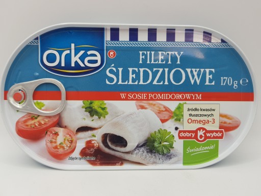 Orka Filety zo sleďov v paradajkovej omáčke 170g