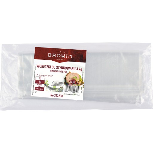 VRECKÁ DO VARIČA ŠUNKY 3 KG VARIČ NA ŠUNKU 20 ks.