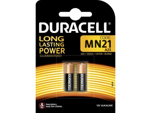 Duracell MN21 A23 23A 12V alkalické batérie 2 ks